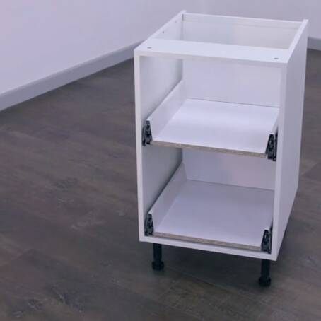 500mm 2 Drawer Base Unit