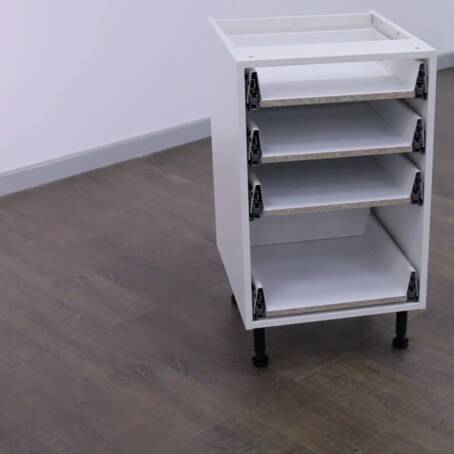 500mm 4 Drawer Base Unit