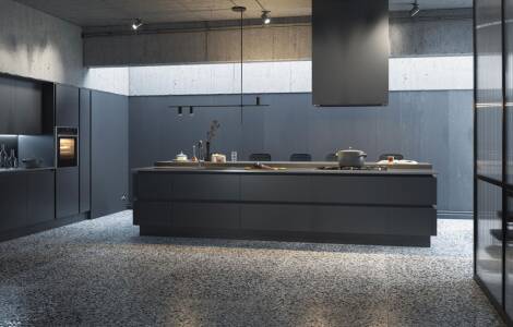 Tips for designing a striking black kitchen