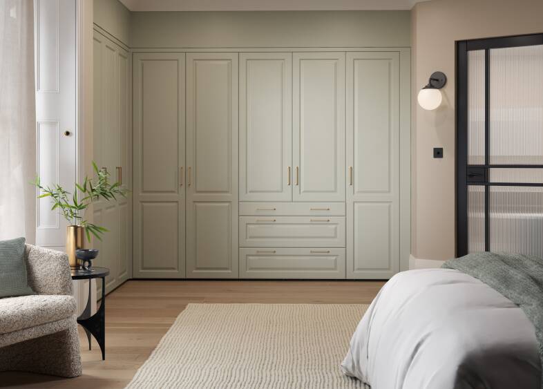 Georgian Bedroom in Sage Green