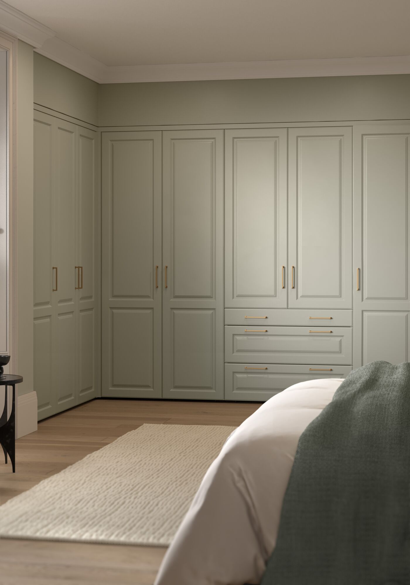 Georgian Bedroom in Sage Green