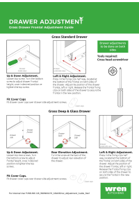 Grass Drawer FRontal Adjustment