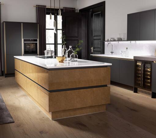 Milano Elements Metallic Gold Gloss kitchen