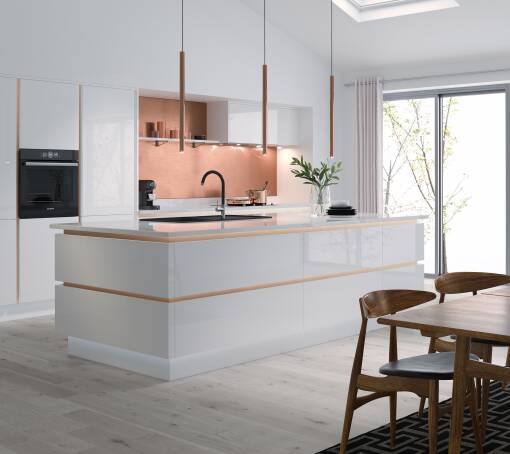 Milano Ultra Bianco Gloss kitchen