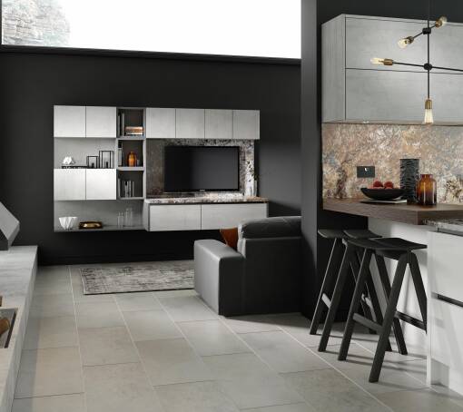 Milano Ultra Bianco Satin kitchen