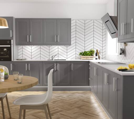 Shaker Classic Lava Grey Matt kitchen