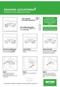 TM Drawer Frontal Adjustment Guide
