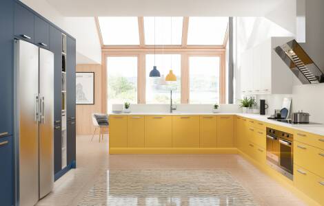 How to design a yellow kitchen