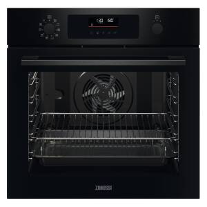 Zanussi H594xW594xD568 Single Pyrolytic Oven  - Black